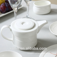 Hot Selling Elegante Hotel Restaurante Fine Hueso China Porcelana Café / rea tetera